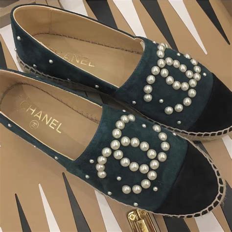 new chanel pearl espadrilles buy|chanel espadrilles price euro.